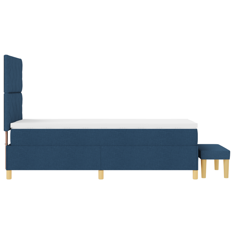 Boxspringbett mit Matratze Taupe 140x200 cm Stoff