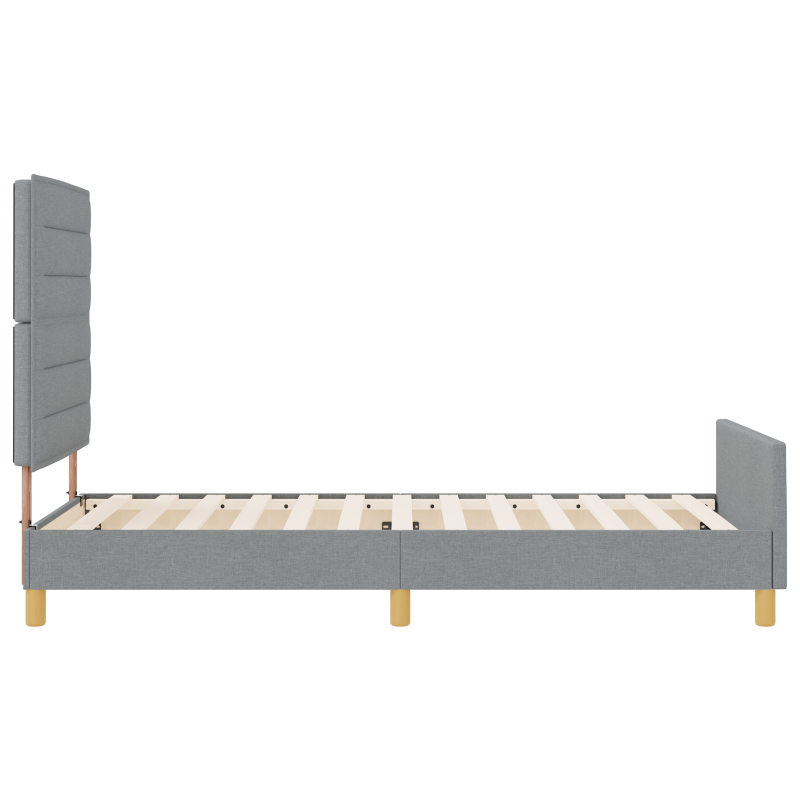 Boxspringbett mit Matratze Dunkelgrau 90x200 cm Samt