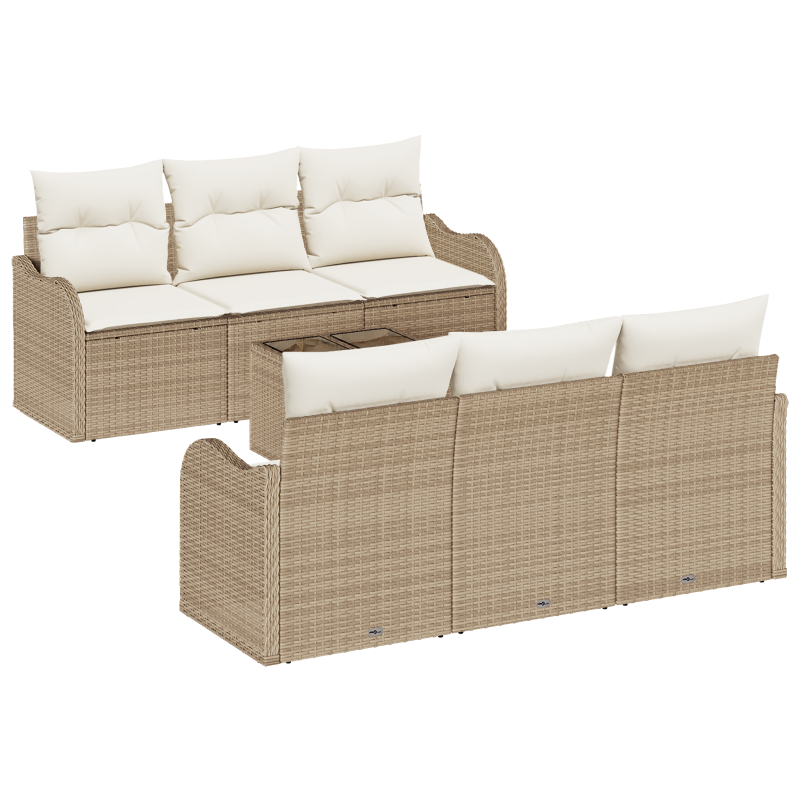 Boxspringbett mit Matratze & LED Blau 120x190 cm Stoff