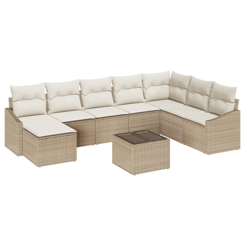 Boxspringbett mit Matratze Taupe 80x200 cm Stoff