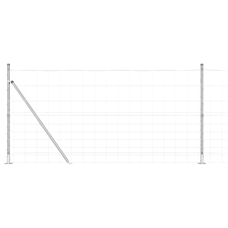 Feldzaun 1,2x25 m verzinkter Stahl