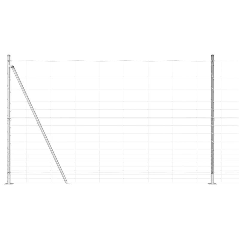 Feldzaun 1,5x25 m Verzinkter Stahl