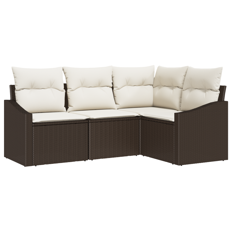 Boxspringbett mit Matratze Taupe Einzelstoff