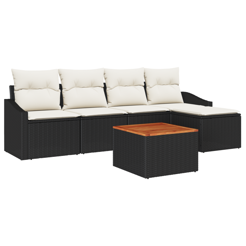 Boxspringbett mit Matratze & LED Schwarz 160x200 cm Stoff