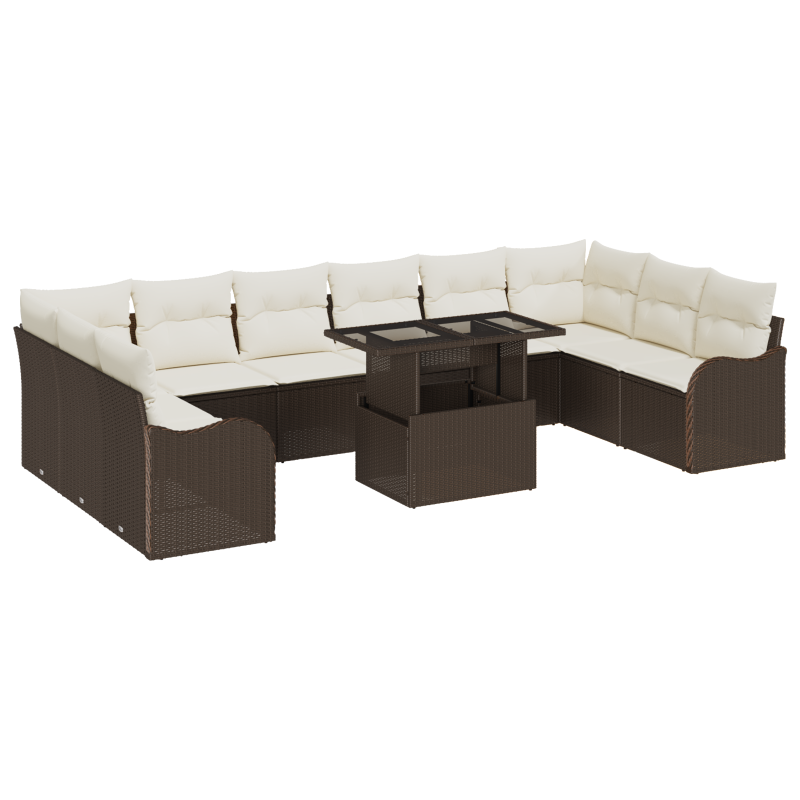 Boxspringbett mit Matratze & Bank Hellgrau 120x200 cm Stoff