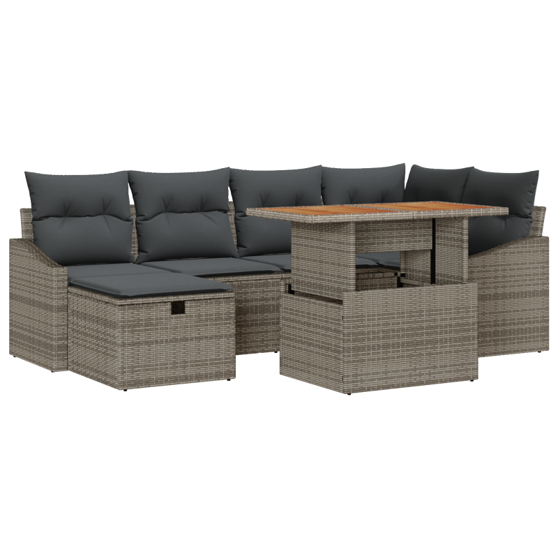 Boxspringbett mit Matratze und LED-Licht Grau 80x200 cm Velvet