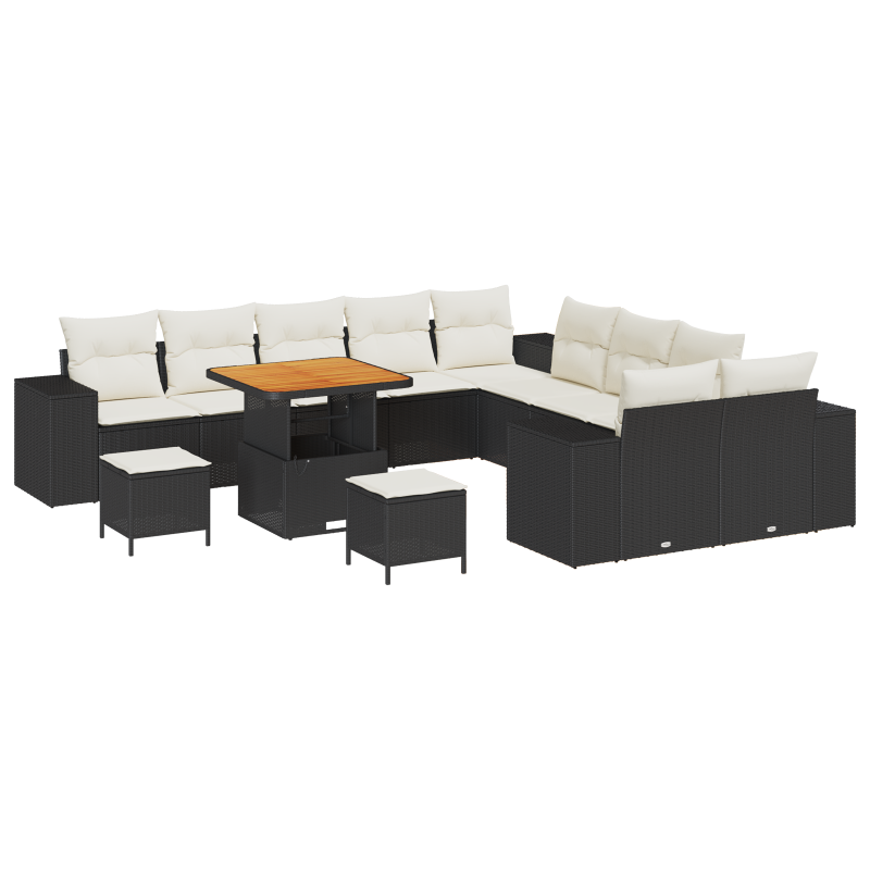 Boxspringbett mit Matratze Taupe 140x200 cm Stoff