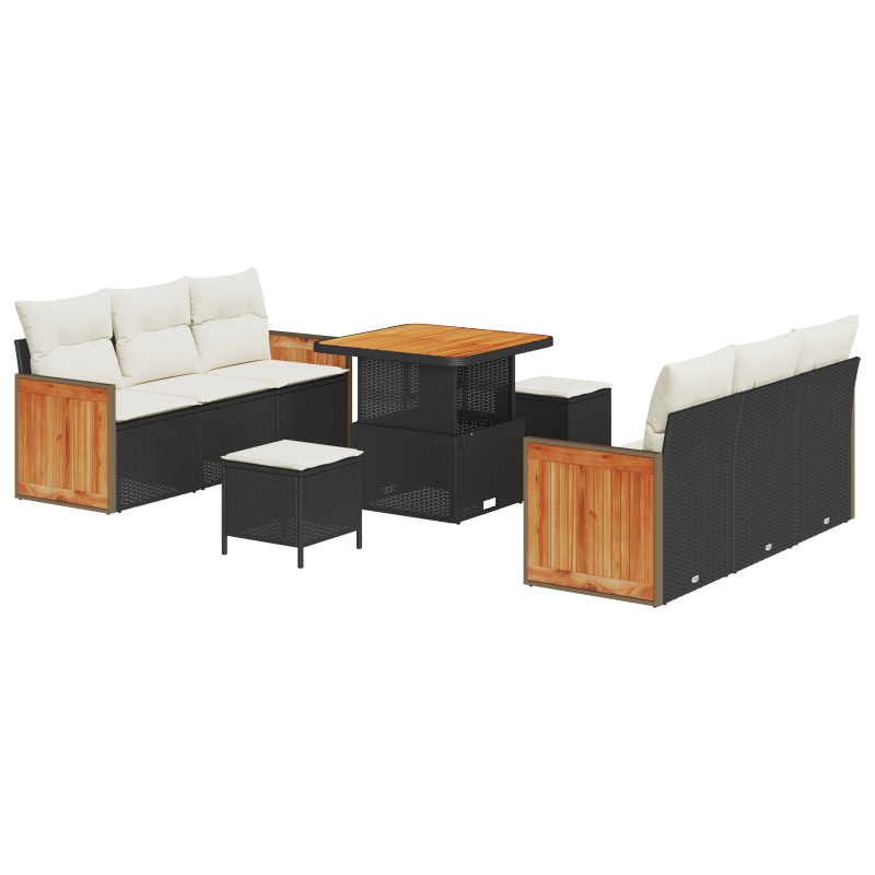 Boxspringbett mit Matratze & LED Dunkelgrau 180x200 cm Stoff