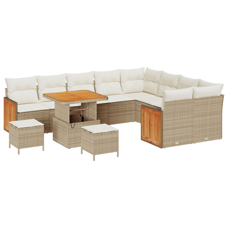 Boxspringbett mit Matratze und Bank Hellgrau 120x200 cm Stoff
