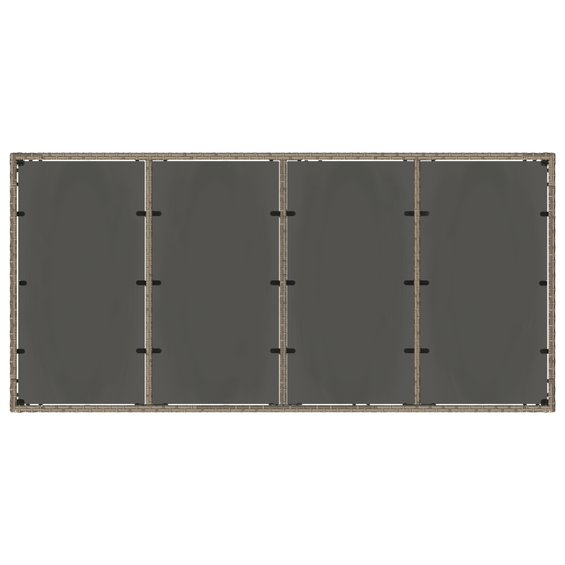 Taupe Stoffbettgestell 90x200 cm