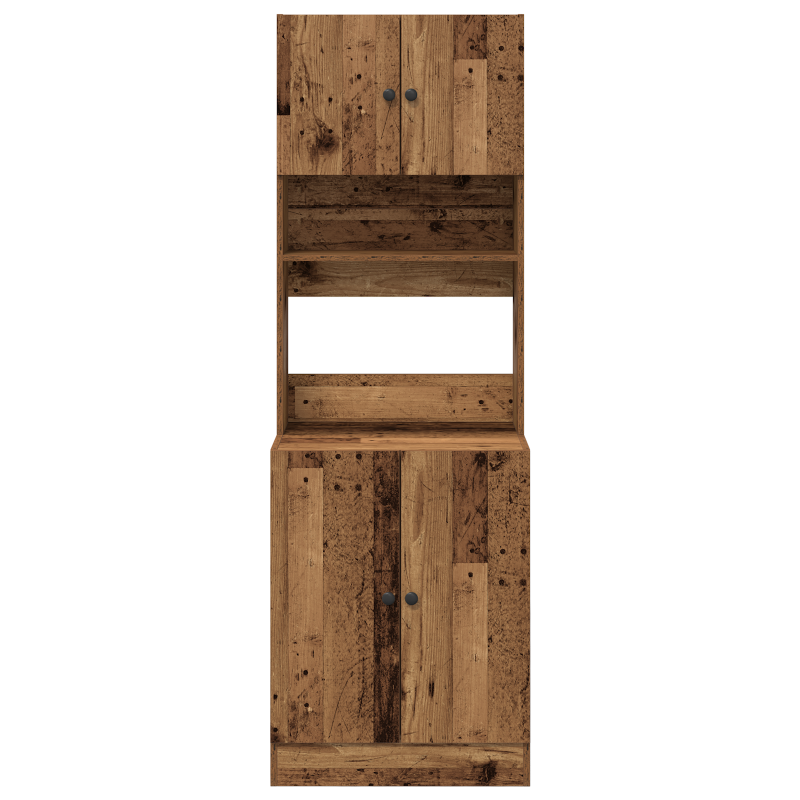 Küchenschrank Altes Holz 60x50x180 cm Holzwerkstoff