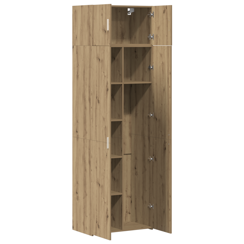Stauraumschrank Artisan Eiche 70x42,5x225 cm Ingenieurholz