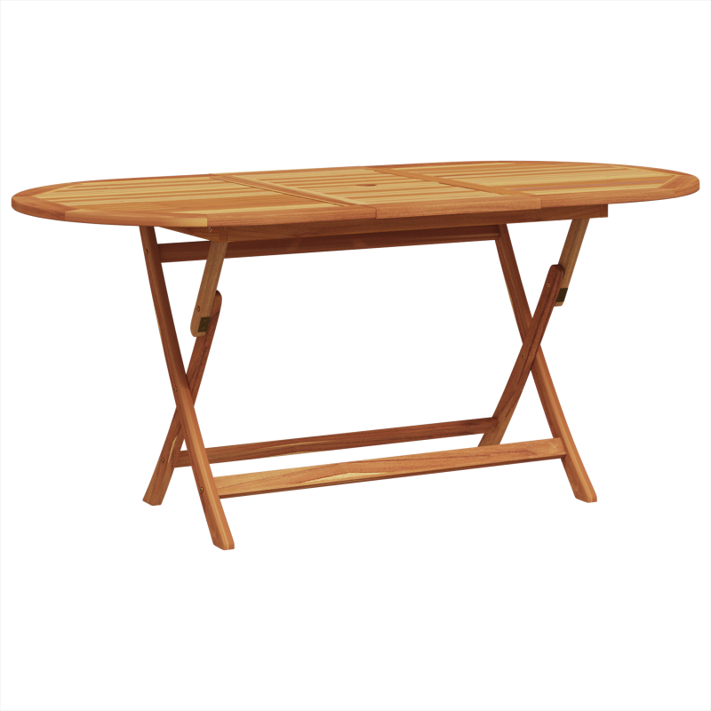 7-teiliges Garten-Ess-Set in Beige aus massivem Akazienholz und Poly-Rattan