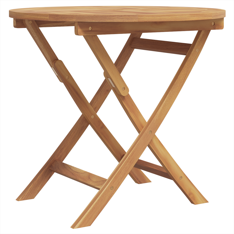 3-teiliges faltbares Gartenbistro Set aus massivem Akazienholz