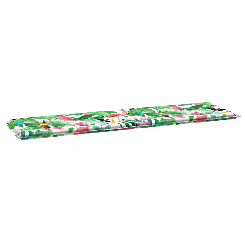 Gartenbankkissen Mehrfarbig 180x50x4 cm Oxford-Gewebe