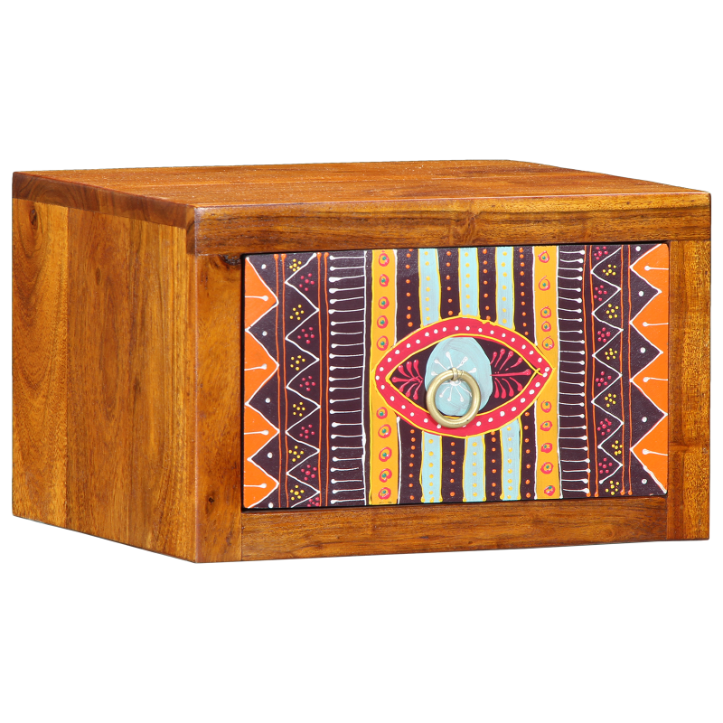 Nachttische 2 Stück 35x30x22 cm Massivholz Akazie