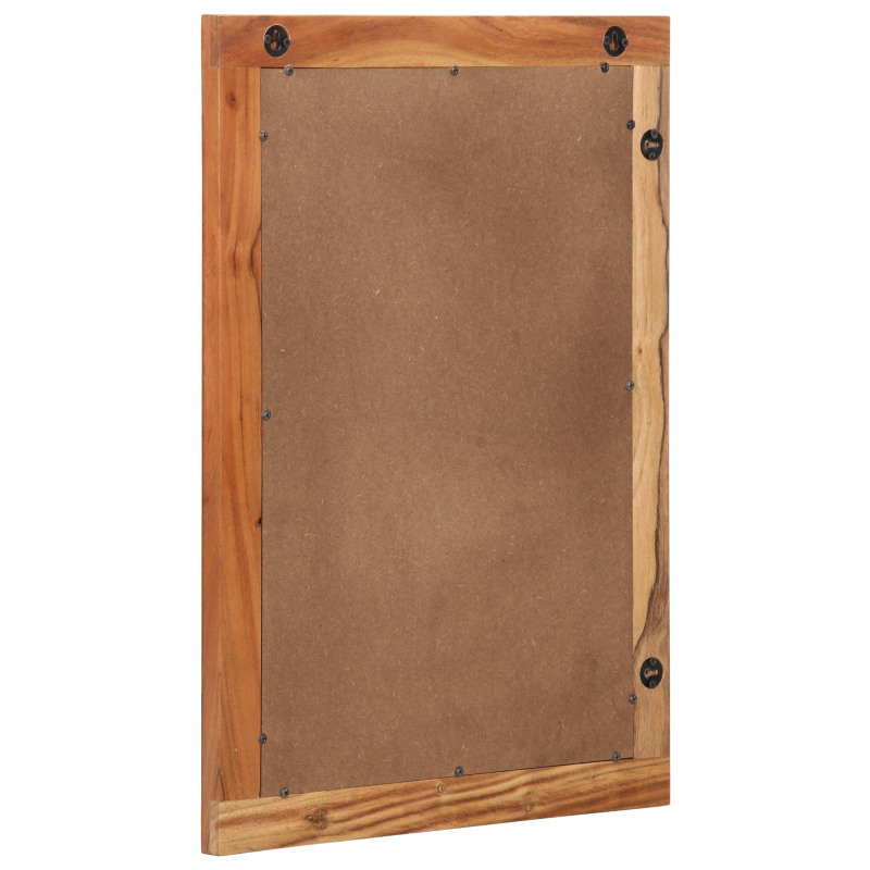 Badezimmerspiegel 50x70x3 cm Massivholz Akazie