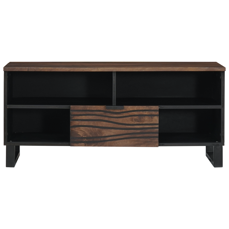 TV Cabinet 100x33,5x46 cm Massivholz Mango