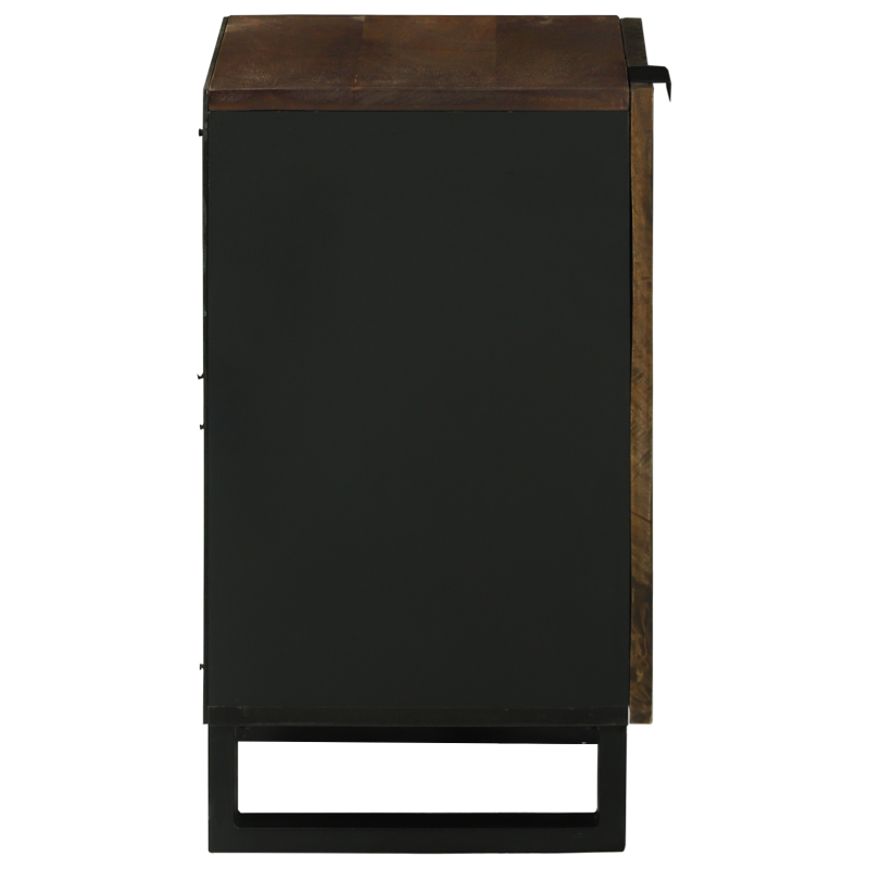 Badezimmerschrank 38x33.5x58 cm Massivholz Mango