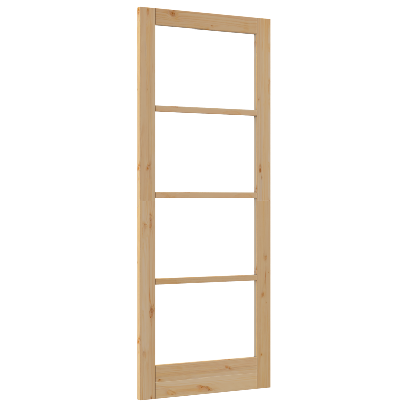 Innentür mit Glas ORKDAL 83x211x4 cm Massivholz Kiefer