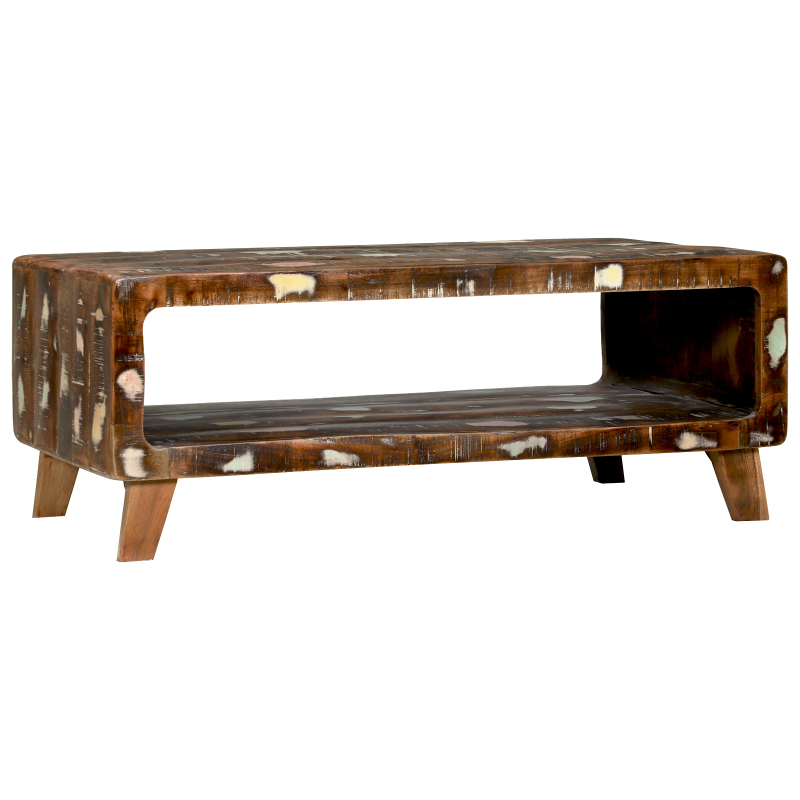 Couchtisch 90x50x35 cm Massivholz Altholz