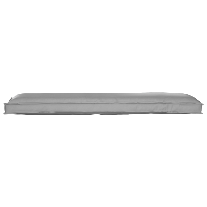 Palettenkissen für Bank 2 Stück Grau 150x40x8 cm Oxford Stoff