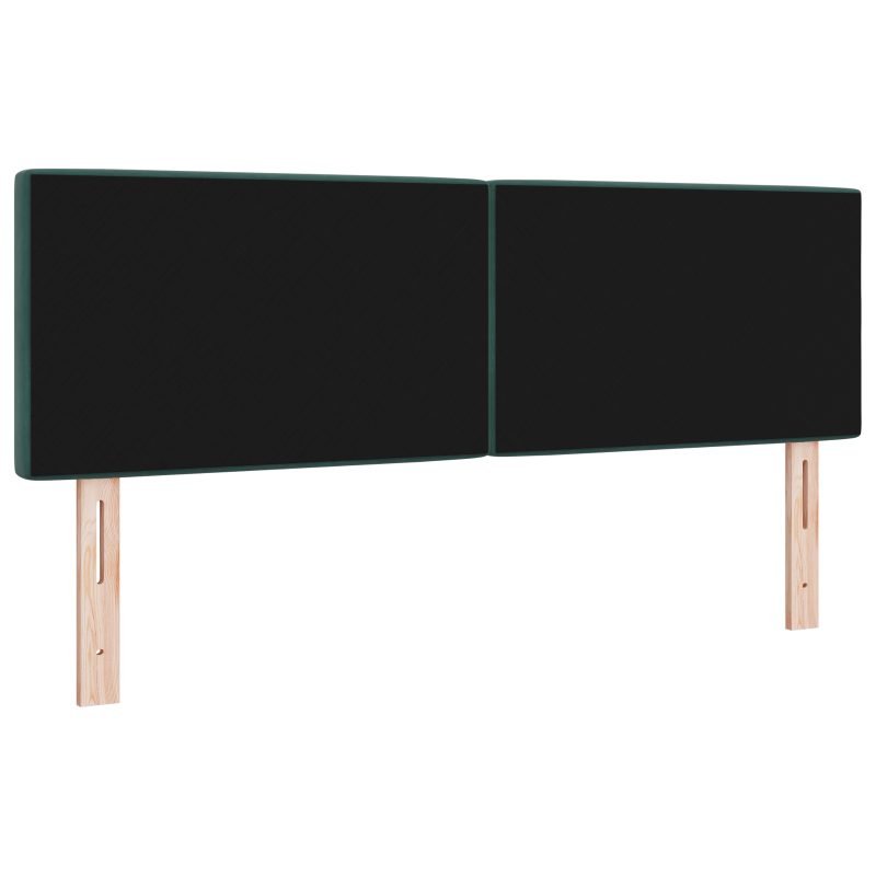 Boxspringbett mit Matratze Dunkelgrau 80x200 cm Samt