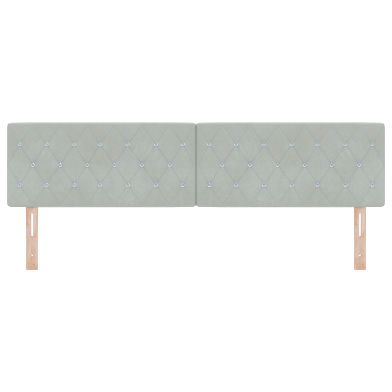 Boxspringbett mit Matratze Taupe 90x200 cm Stoff