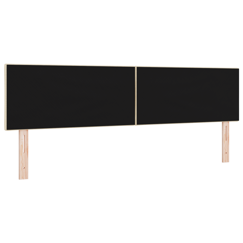 Boxspringbett mit Matratze und Bank Hellgrau 200x200 cm Stoff