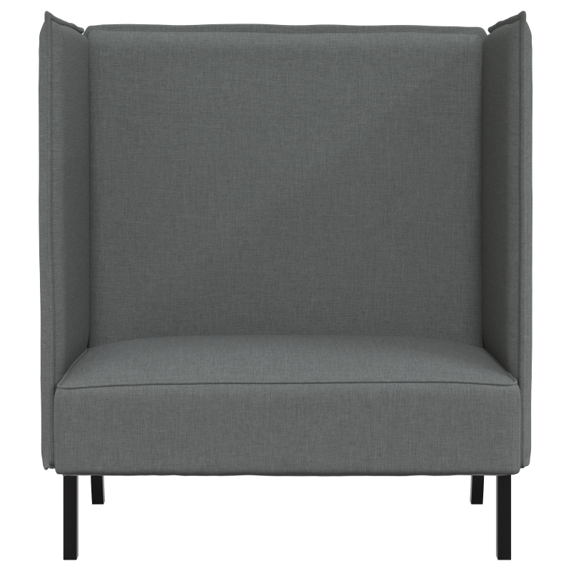 Hochlehnersofa Dunkelgrau 109x56x121 cm Gewebe