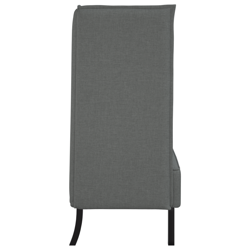 Hochlehnersofa Dunkelgrau 109x56x121 cm Gewebe