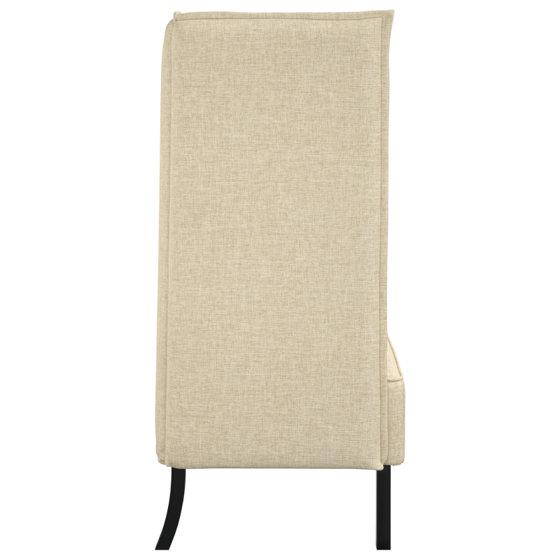Hochlehner Sofa Creme 109x56x121 cm Stoff