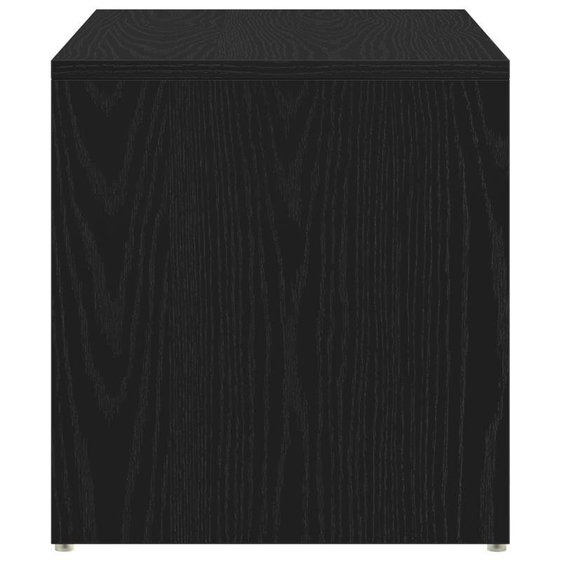 Beistelltisch Schwarzer Eichenholz 59x36x38 cm Holzwerkstoff