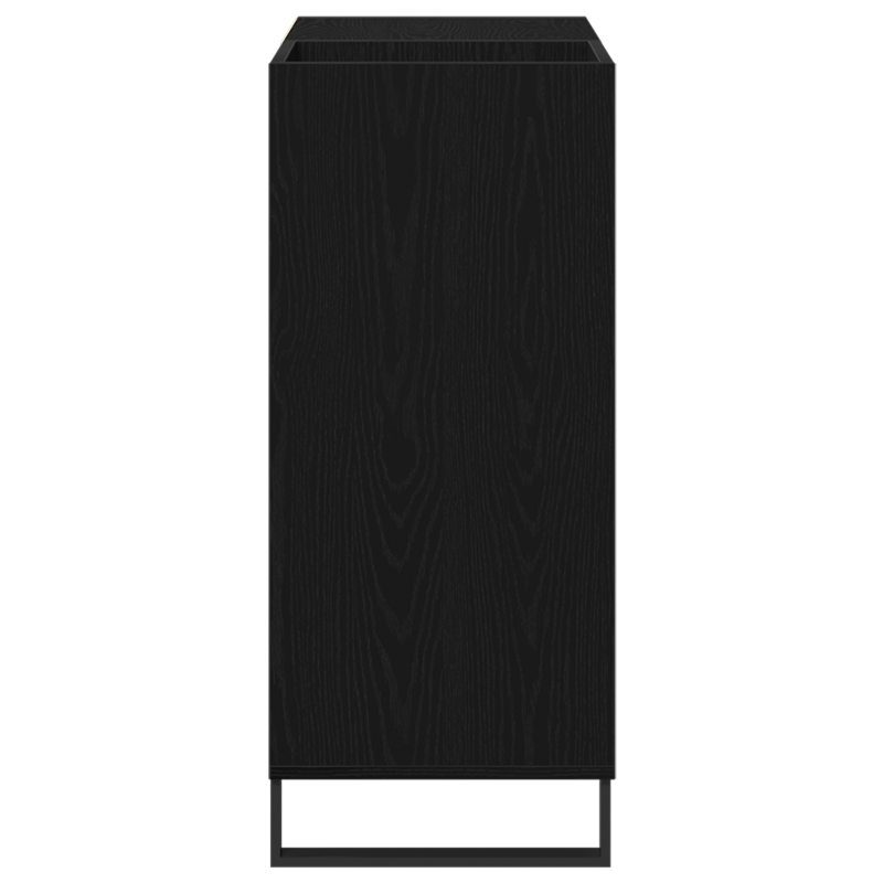 Aufbewahrungsschrank Schwarz Eiche 84,5x38x90 cm Holzwerkstoff