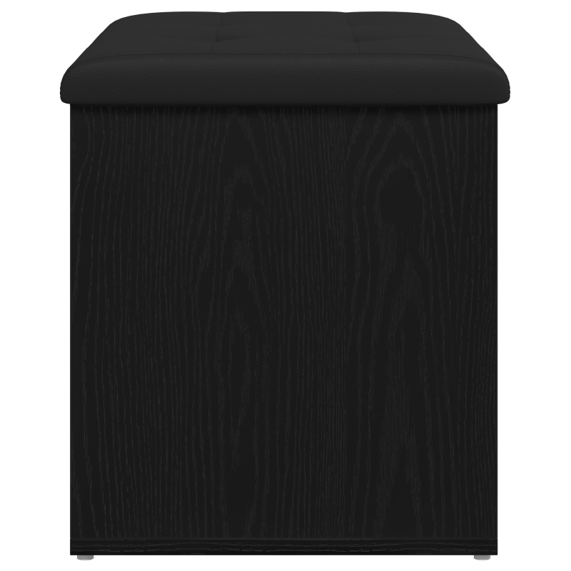 Aufbewahrungsbank Schwarz Eiche 60x40x45 cm Holzwerkstoff