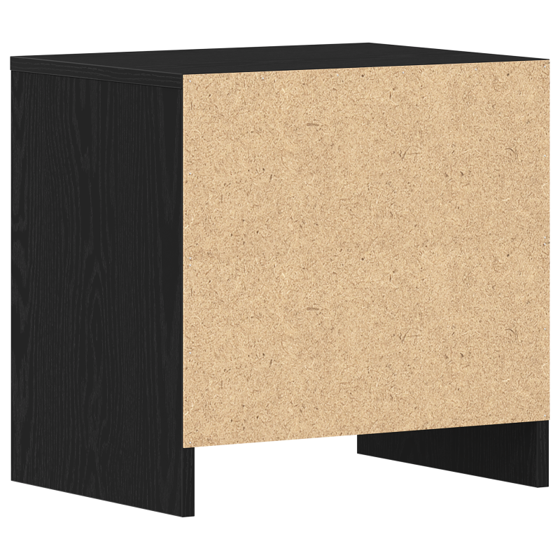 Nachttisch Schwarz Eiche 45x34x44,5 cm Holzwerkstoff