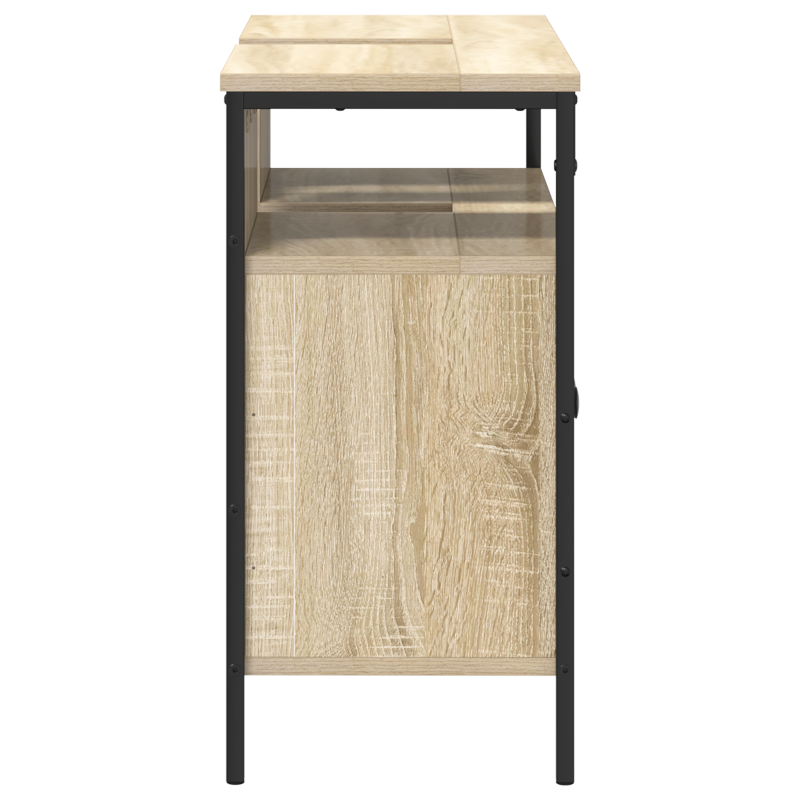 Waschbeckenunterschrank Sonoma Eiche 80x30x60 cm Spanplatte