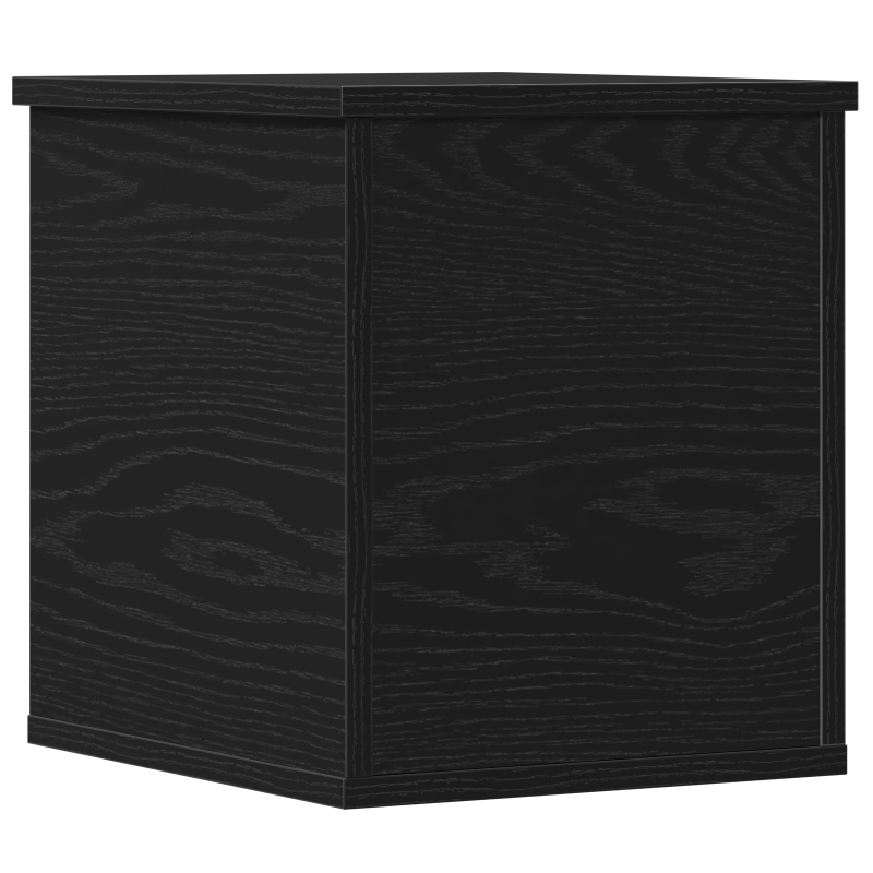 Aufbewahrungsbox Schwarz Eiche 30x35x35 cm Holzwerkstoff