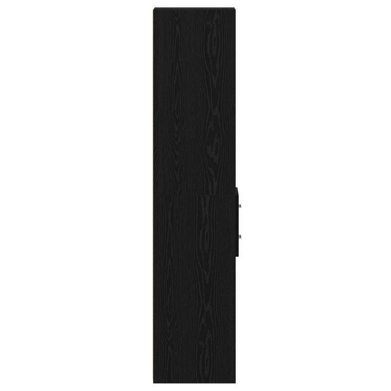 Highboard Schwarz Eiche 30x42,5x185 cm Holzwerkstoff