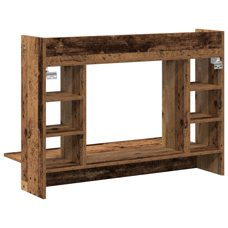 Wandmontageschreibtisch Alte Eiche 105x48x75 cm Holzwerkstoff