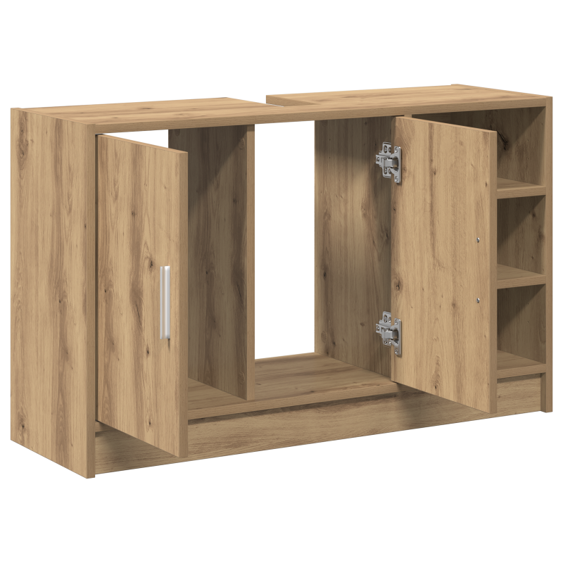 Waschbeckenschrank Artisan Eiche 90x29x55 cm Holzwerkstoff