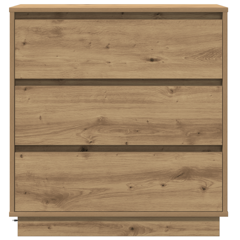 Nachttisch mit LED Artisan Eiche 71x34,5x75 cm Holzwerkstoff