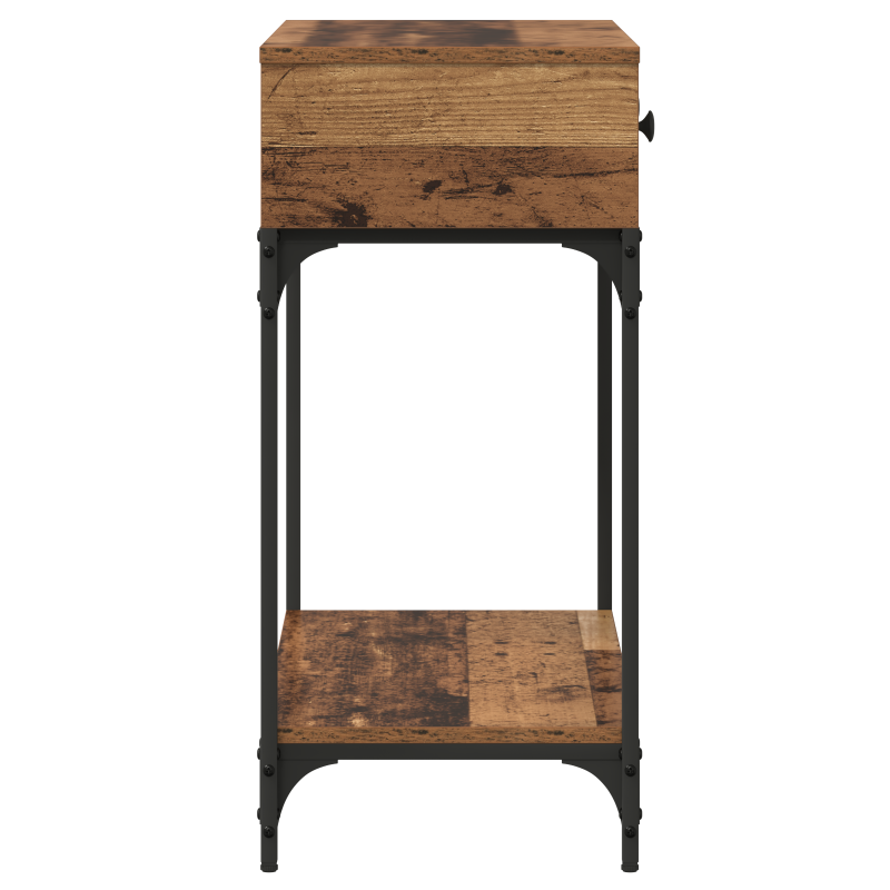 Konsolentisch Altes Holz 75x34.5x75 cm Ingenieurholz