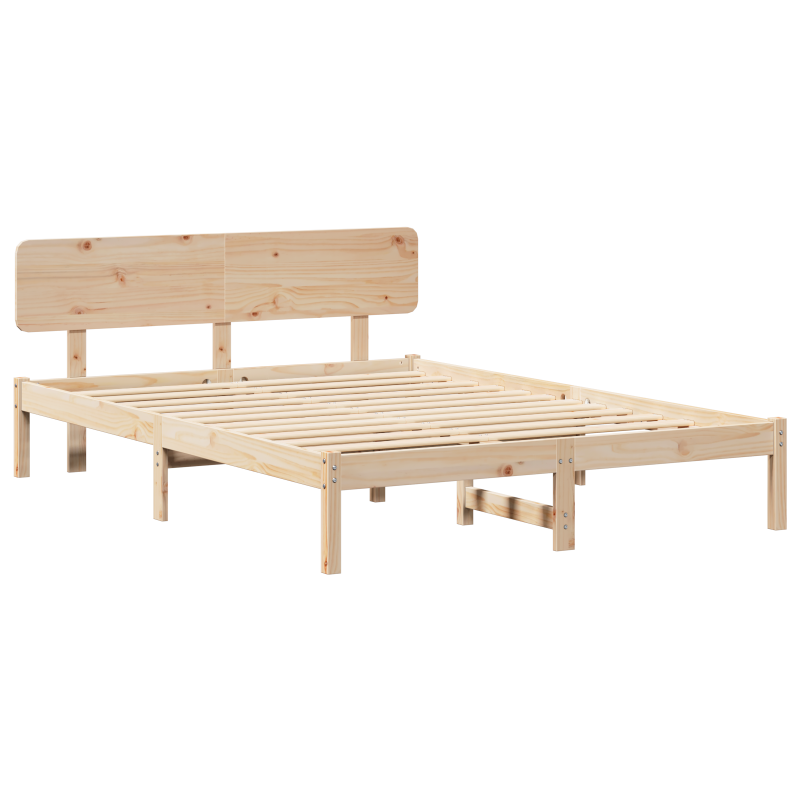 Schiebetür mit Hardware Set Weiß 83 x 202 cm Massivholz Kiefer