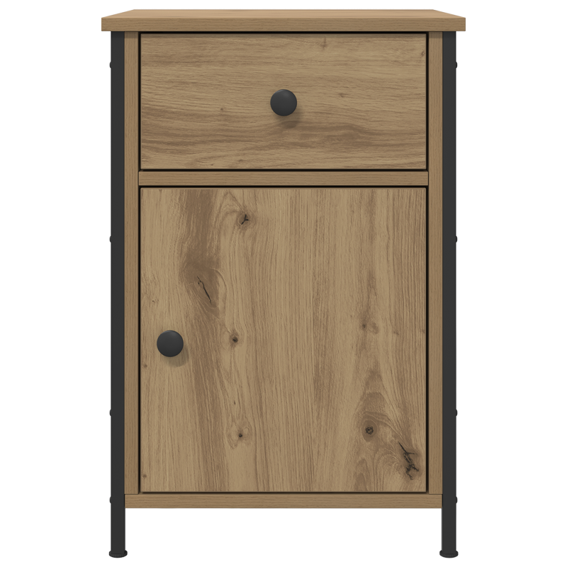 Nachttisch Eichenholz 40x42x60 cm Holzwerkstoff
