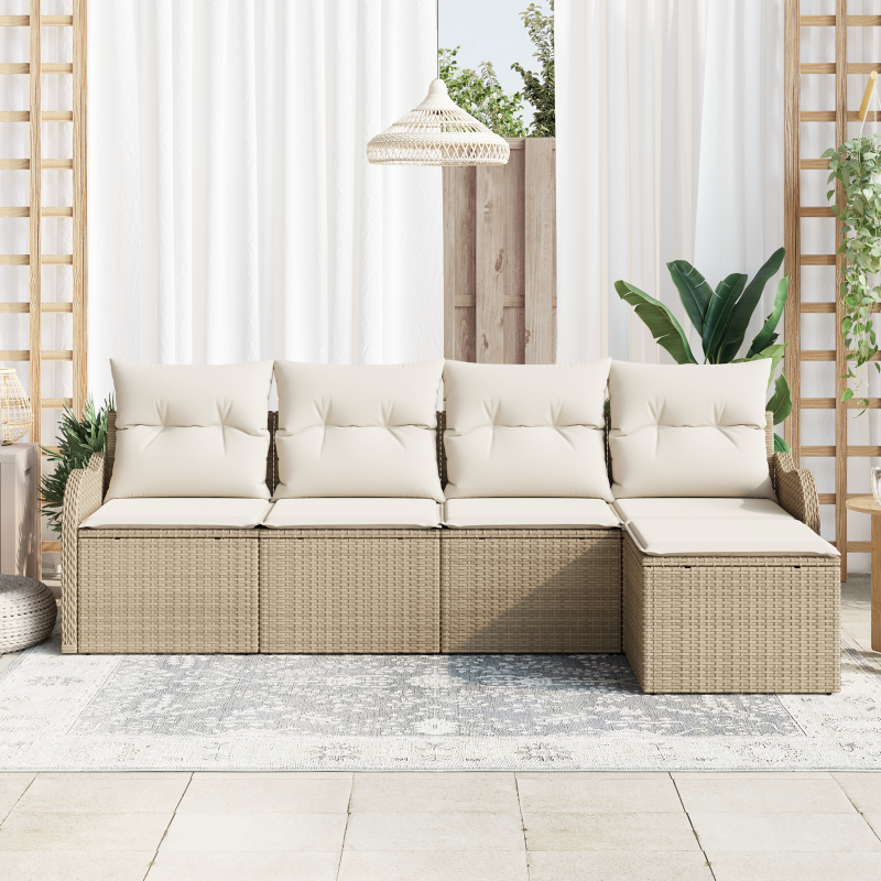 Boxspringbett mit Matratze & LED Rosa 140x200 cm Samt