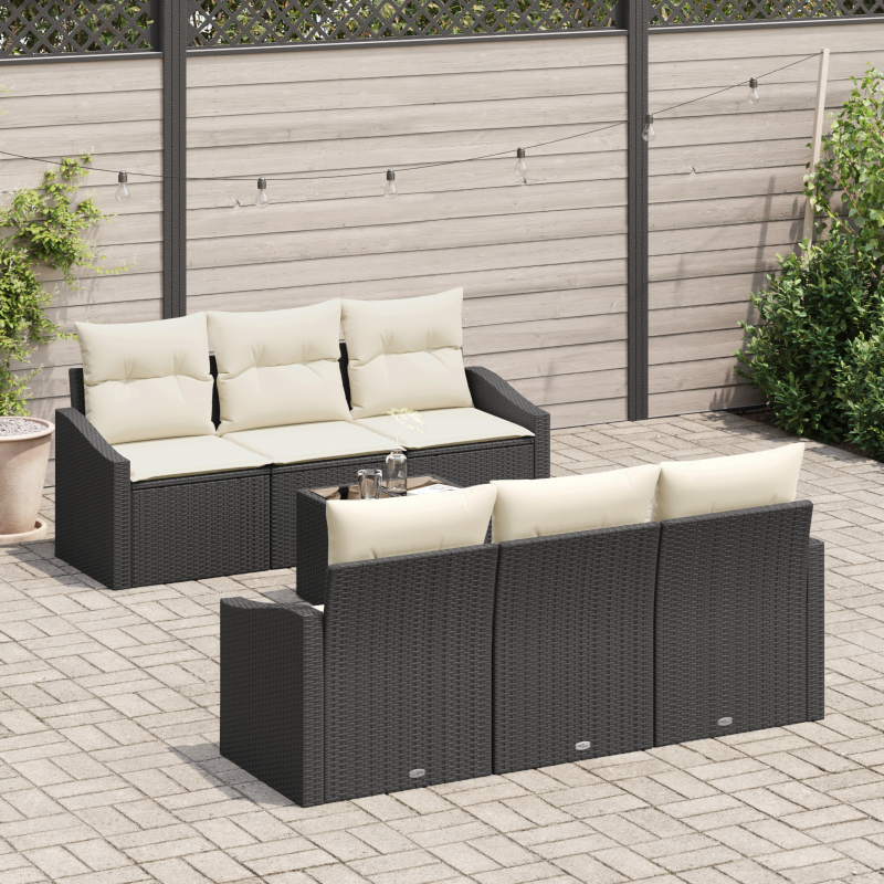 Boxspringbett mit Matratze Creme 140x190 cm Stoff