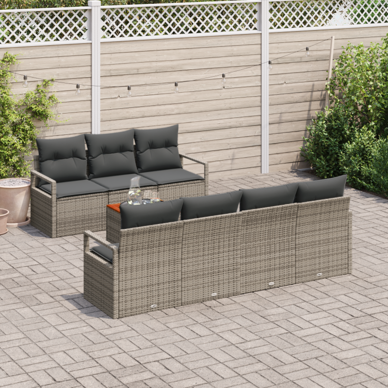 Boxspringbett mit Matratze & LED Hellgrau 90x190 cm Stoff