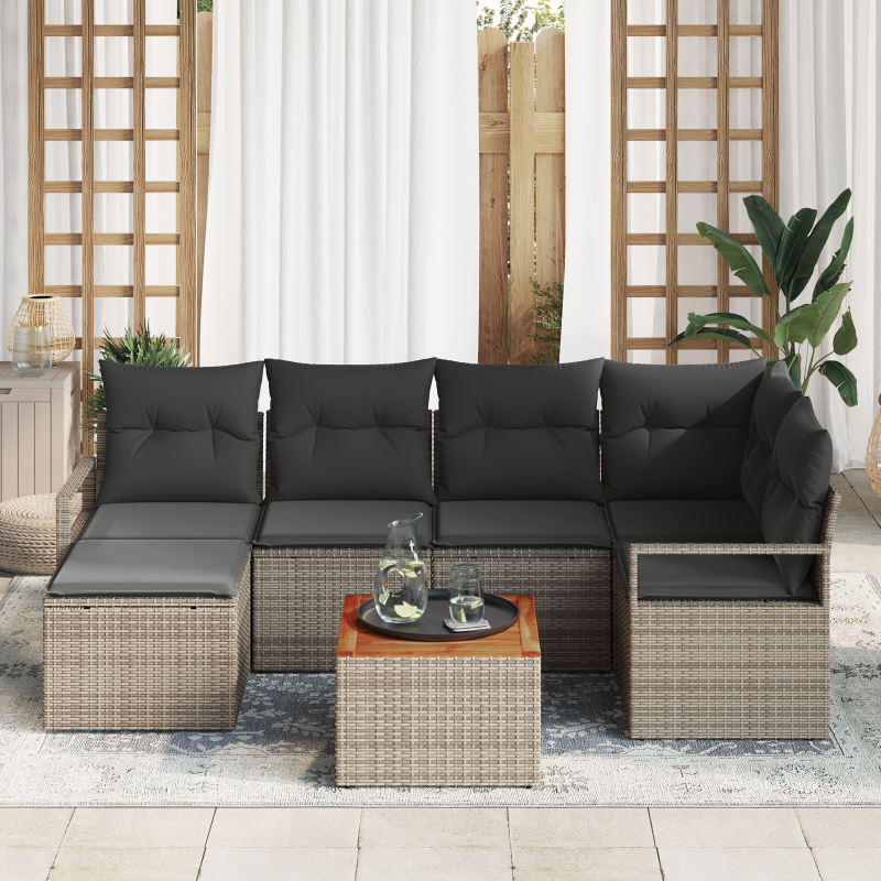 Boxspringbett mit Matratze und LED Dunkelgrau 140x190 cm Stoff