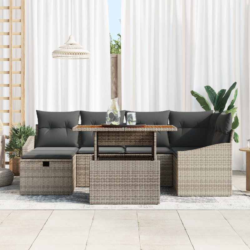 Boxspringbett mit Matratze und LED-Licht Grau 80x200 cm Velvet